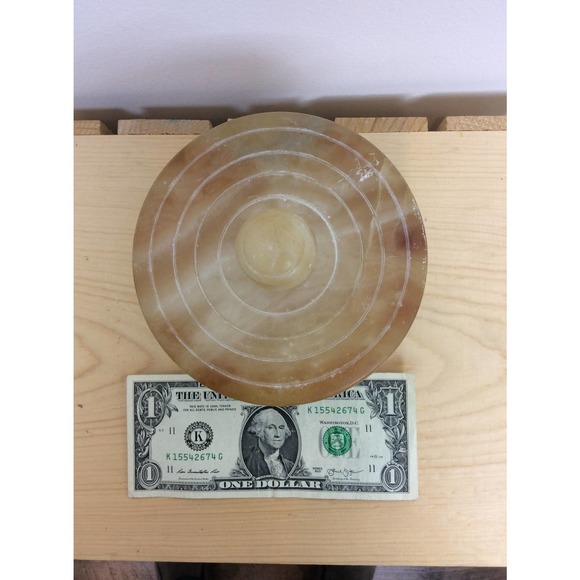 Soapstone Pedestal Bowl with Lid - Picture 2 of 8